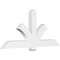 Ekena Millwork Redmond Architectural Grade PVC Gable Bracket, 72"W x 33"H x 4"D x 6"F, 11/12 Pitch GBP072X33X0406RED00 - alternate 1